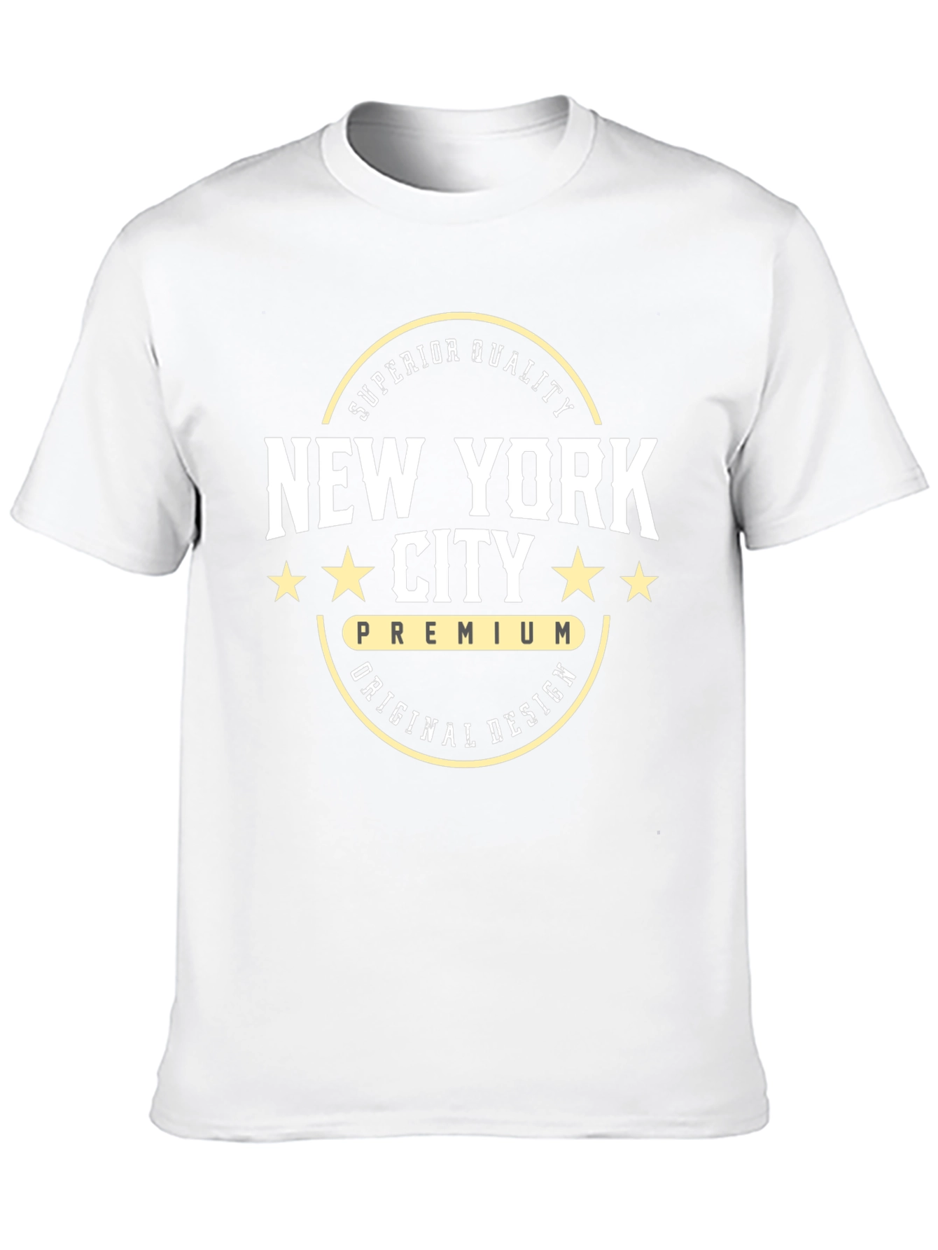 New York City Premium Design Black T-Shirt
