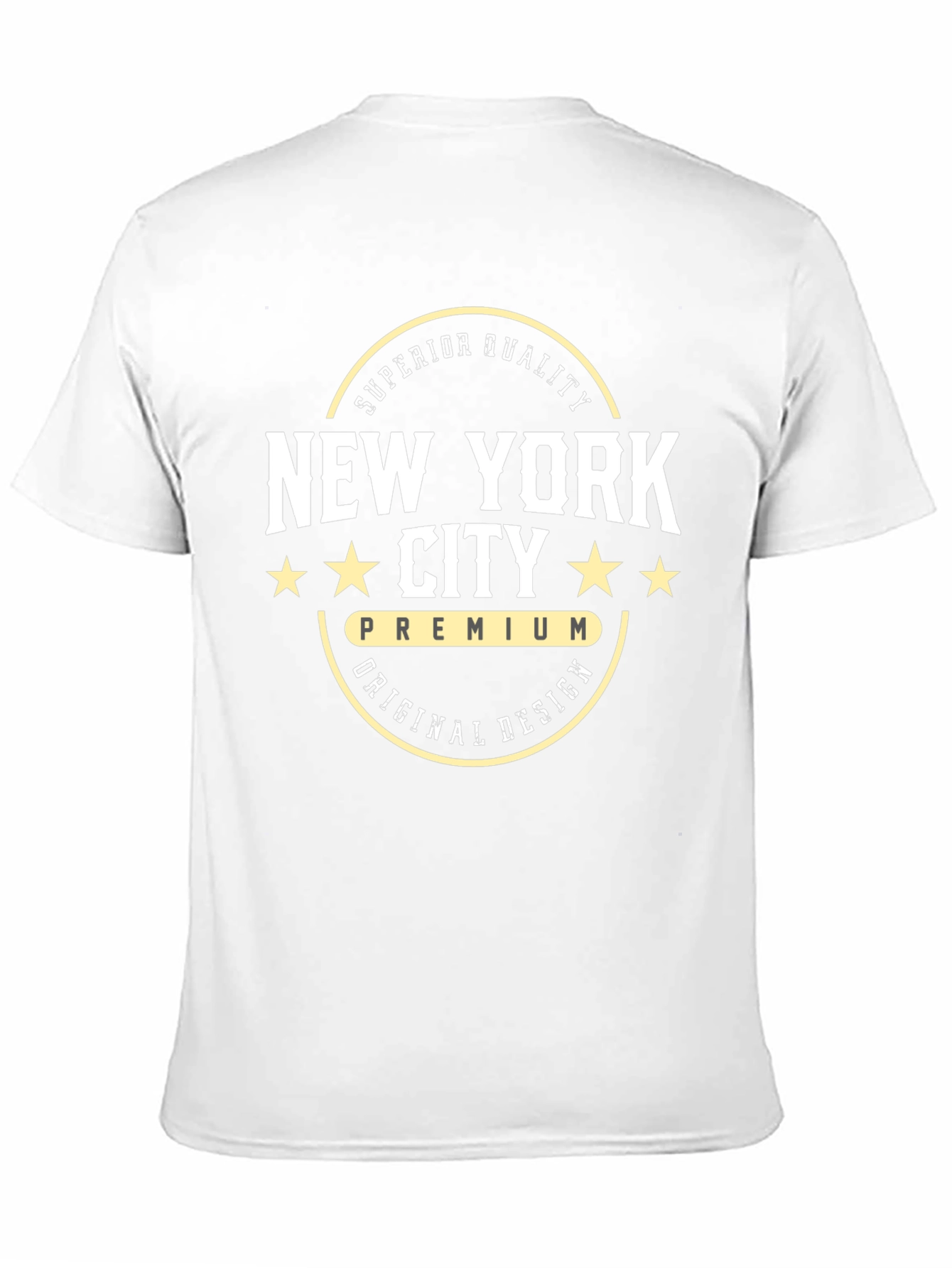 New York City Premium Design Black T-Shirt