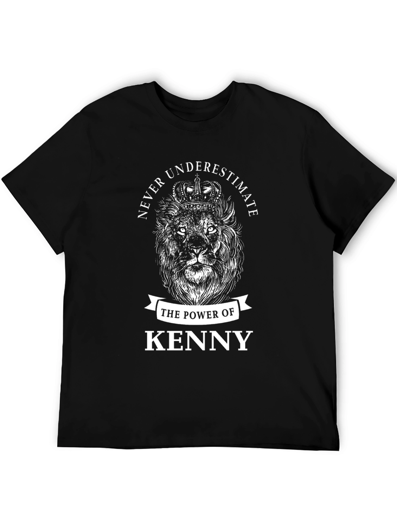 Lion Power Kenny Black T-Shirt