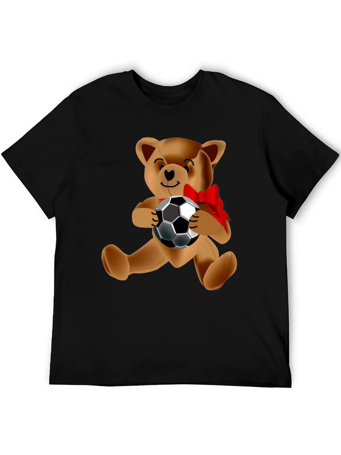 Teddy Bear Soccer T-Shirt - Novelty Design