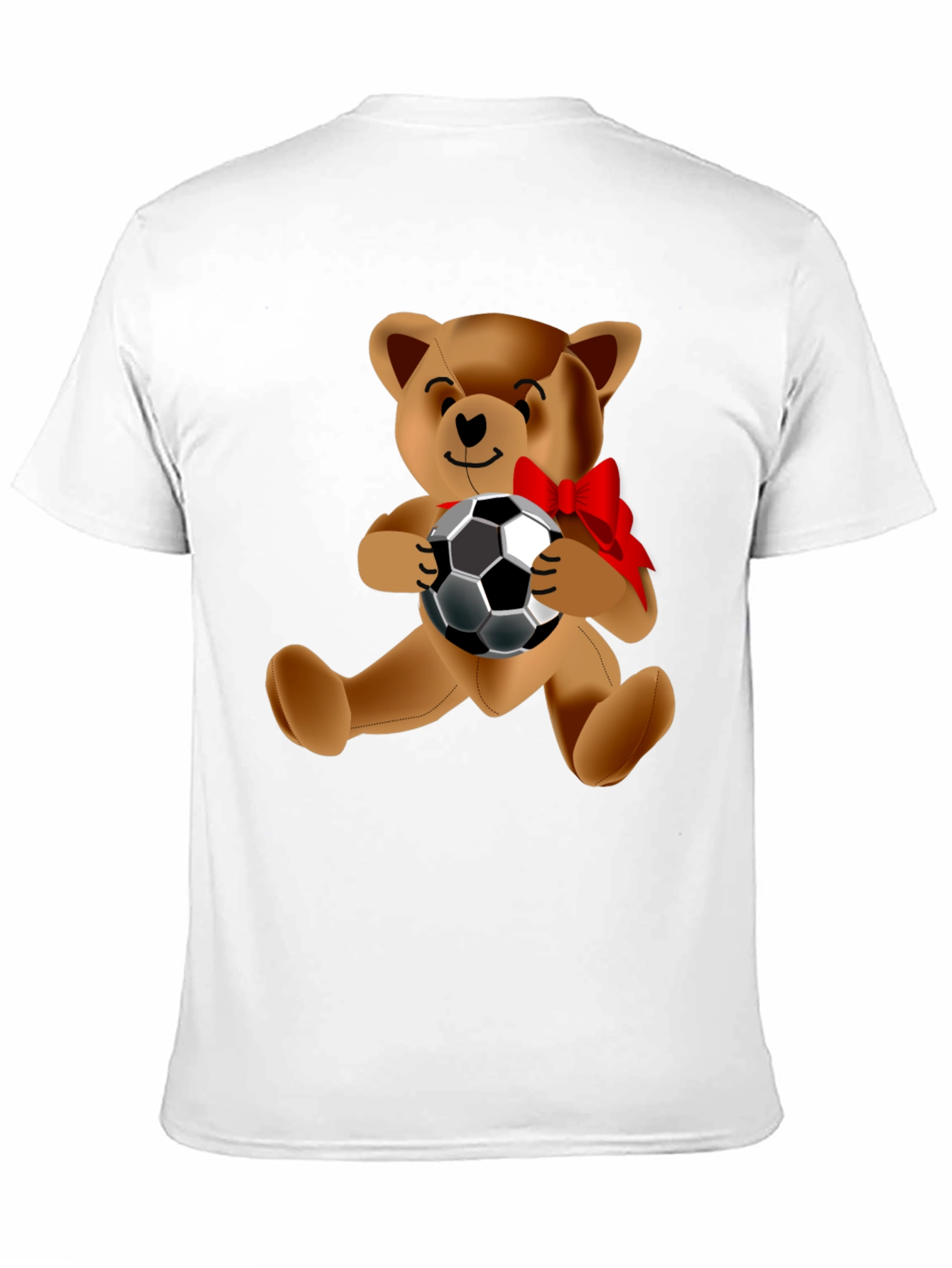 Teddy Bear Soccer T-Shirt - Novelty Design