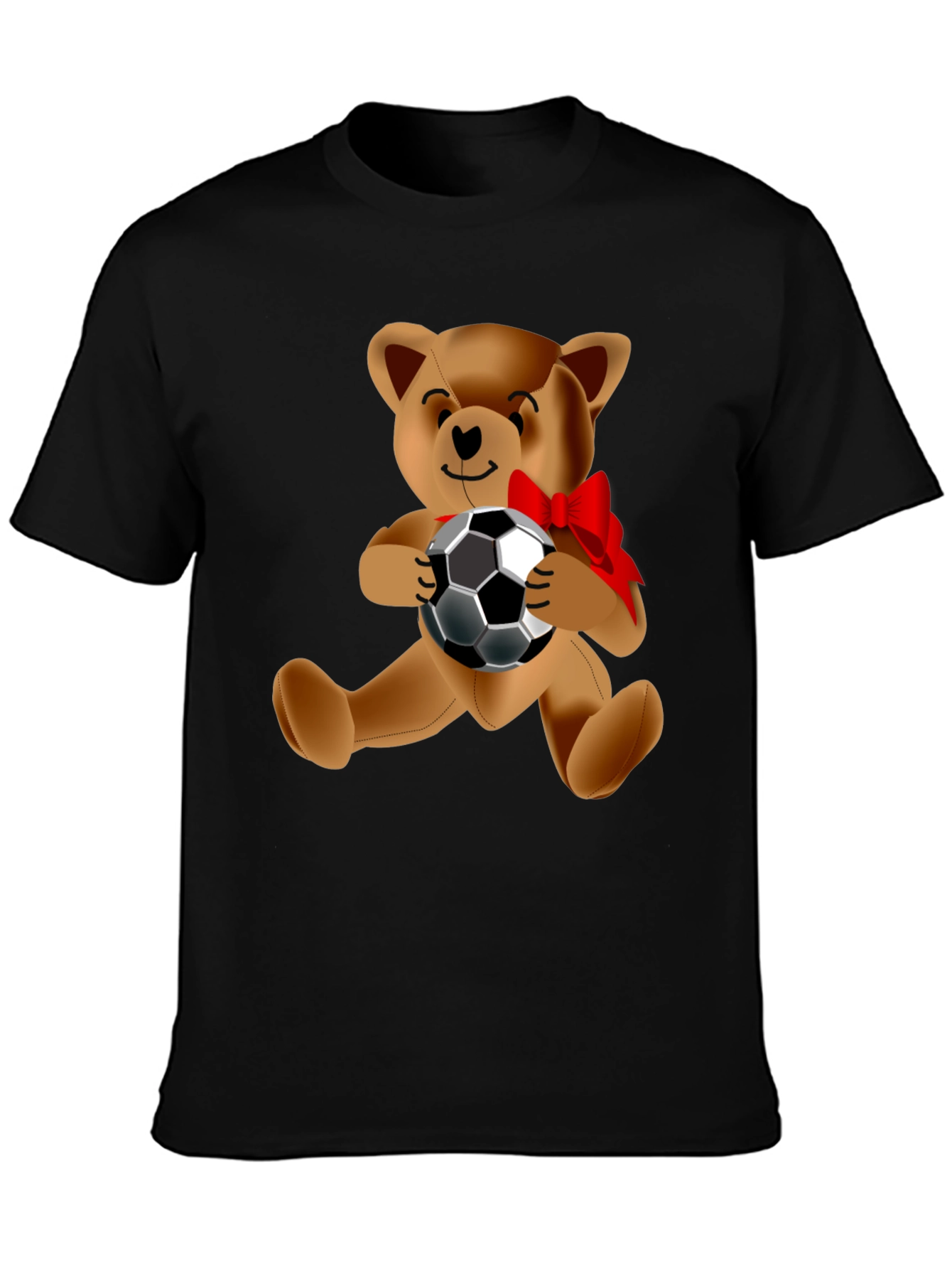 Teddy Bear Soccer T-Shirt - Novelty Design