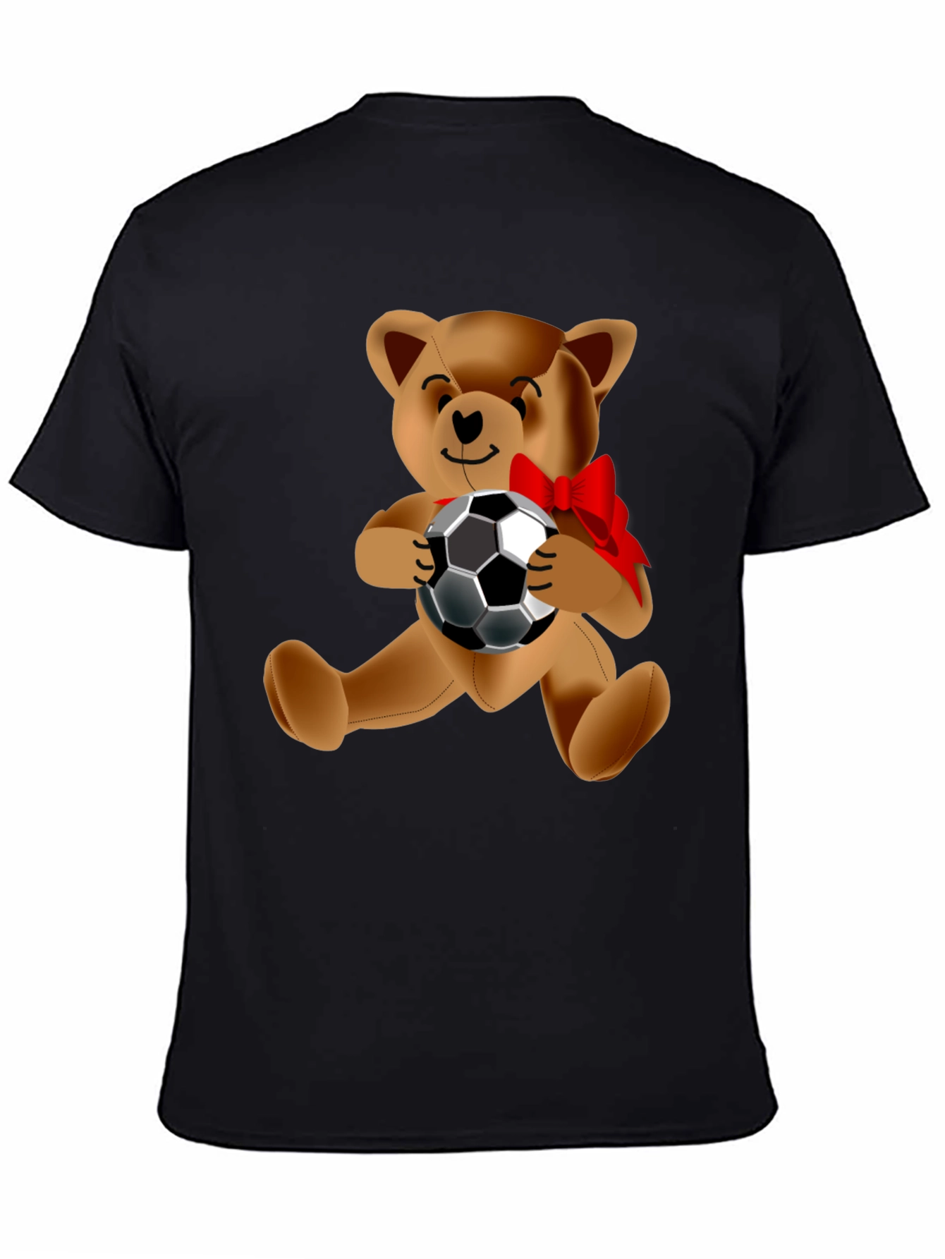 Teddy Bear Soccer T-Shirt - Novelty Design