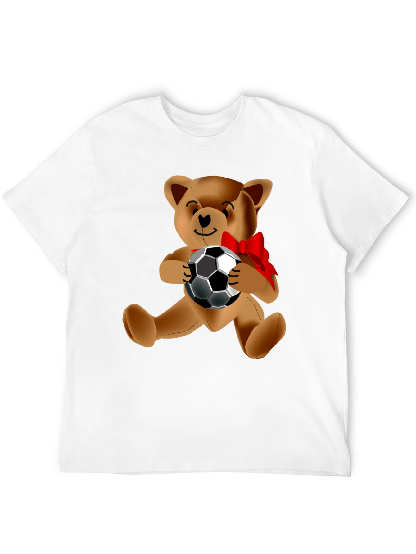 Teddy Bear Soccer T-Shirt - Novelty Design