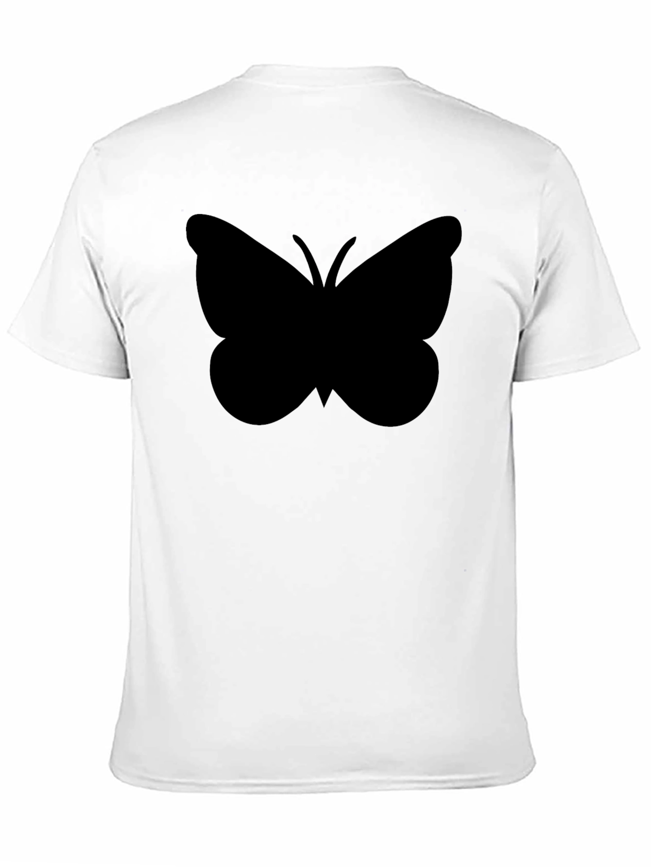 Black Butterfly Graphic T-Shirt - Casual Style
