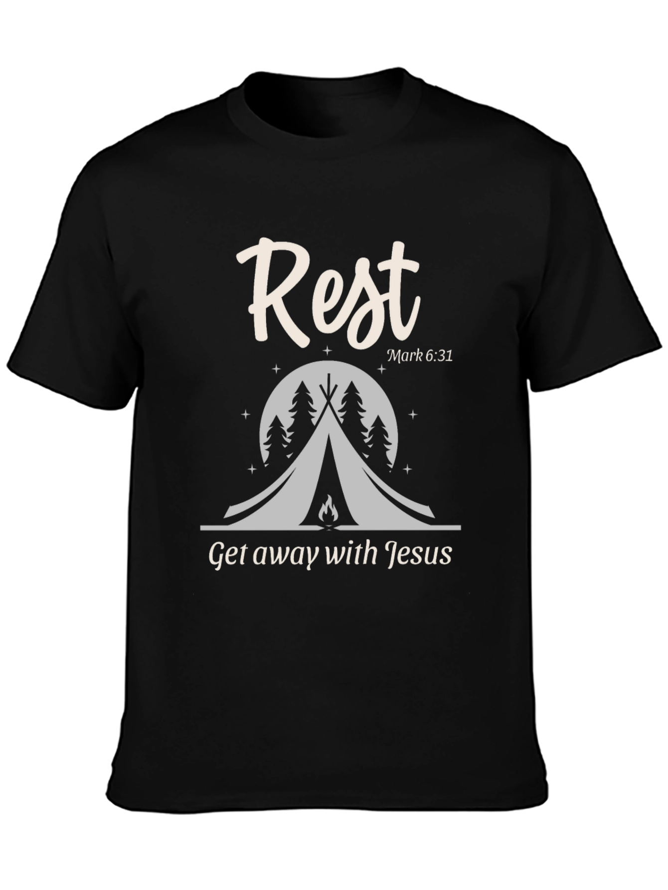 Rest Get Away with Jesus T-Shirt