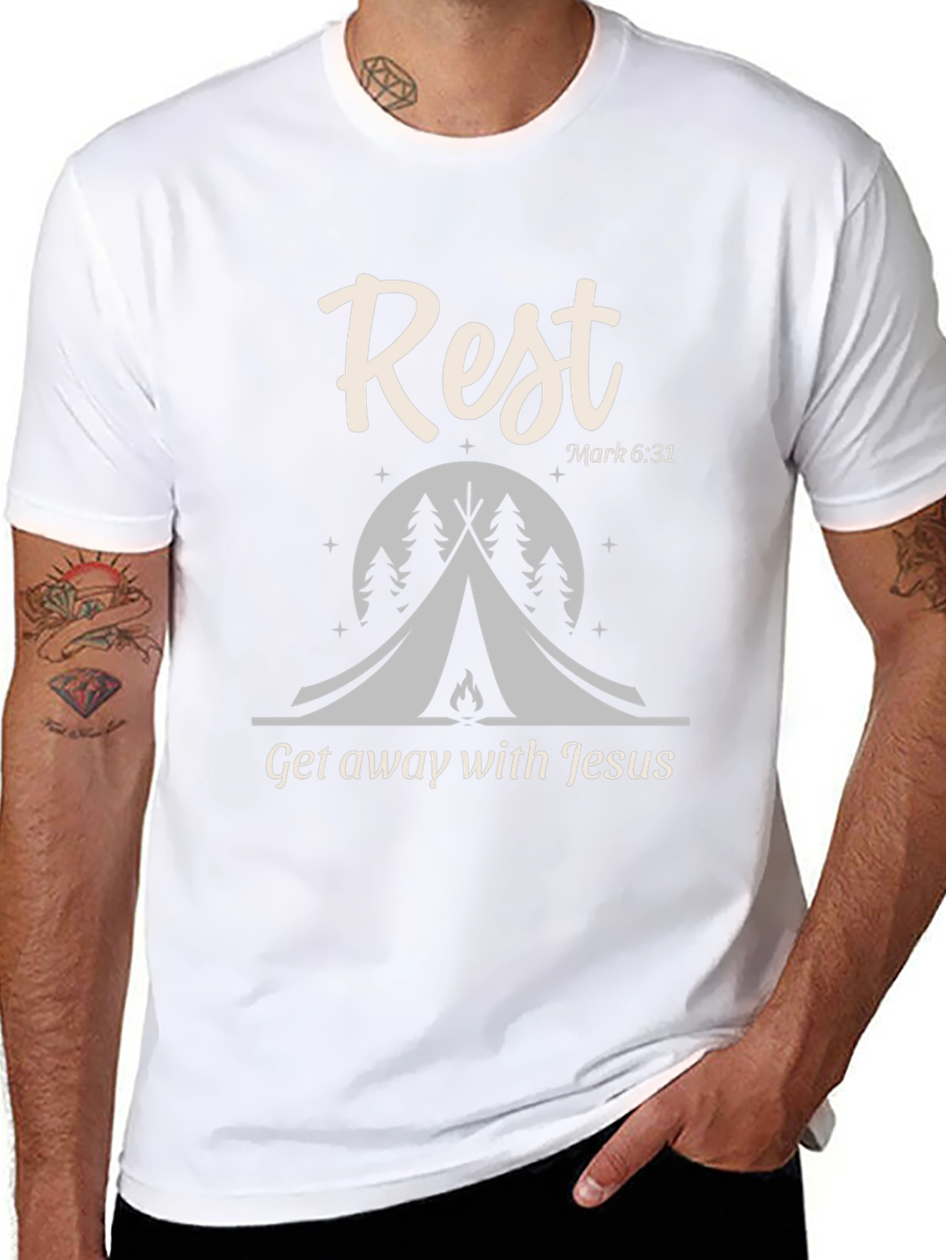 Rest Get Away with Jesus T-Shirt