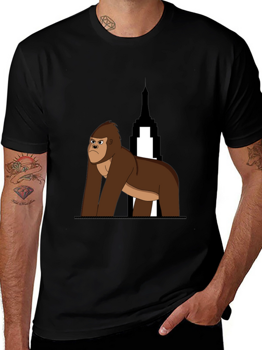 Gorilla Graphic Tee - Empire State Building Design