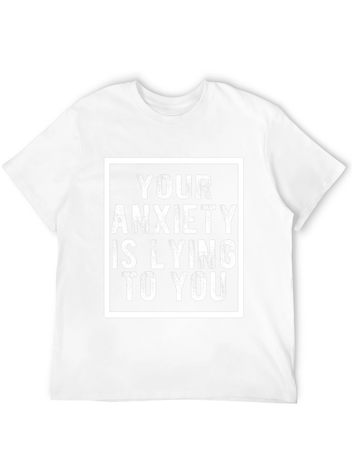 Anxiety Quote Graphic Tee - Unisex Black T-Shirt