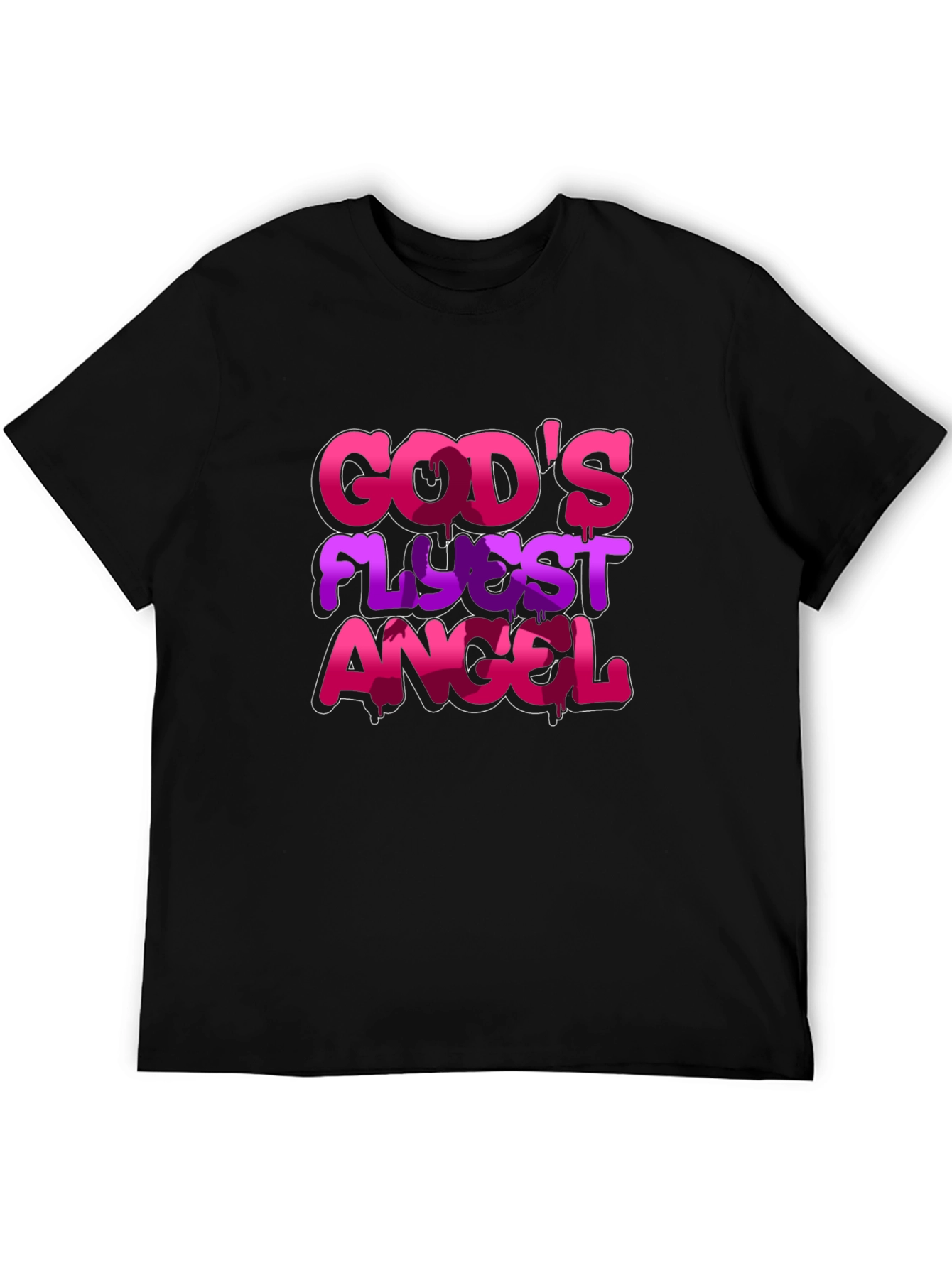 Gods Flyest Angel Graphic T-Shirt