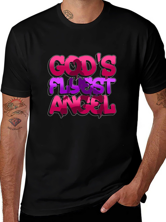 Gods Flyest Angel Graphic T-Shirt