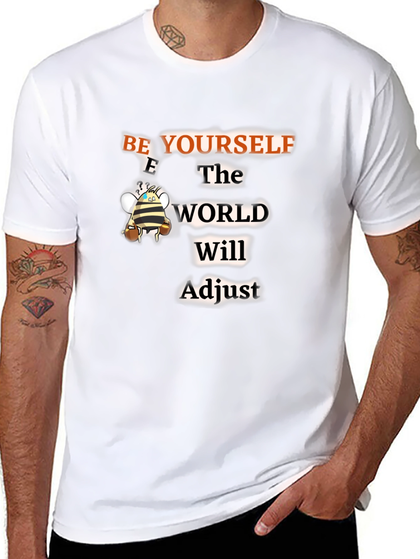 Be Yourself T-Shirt - Motivational Graphic Tee