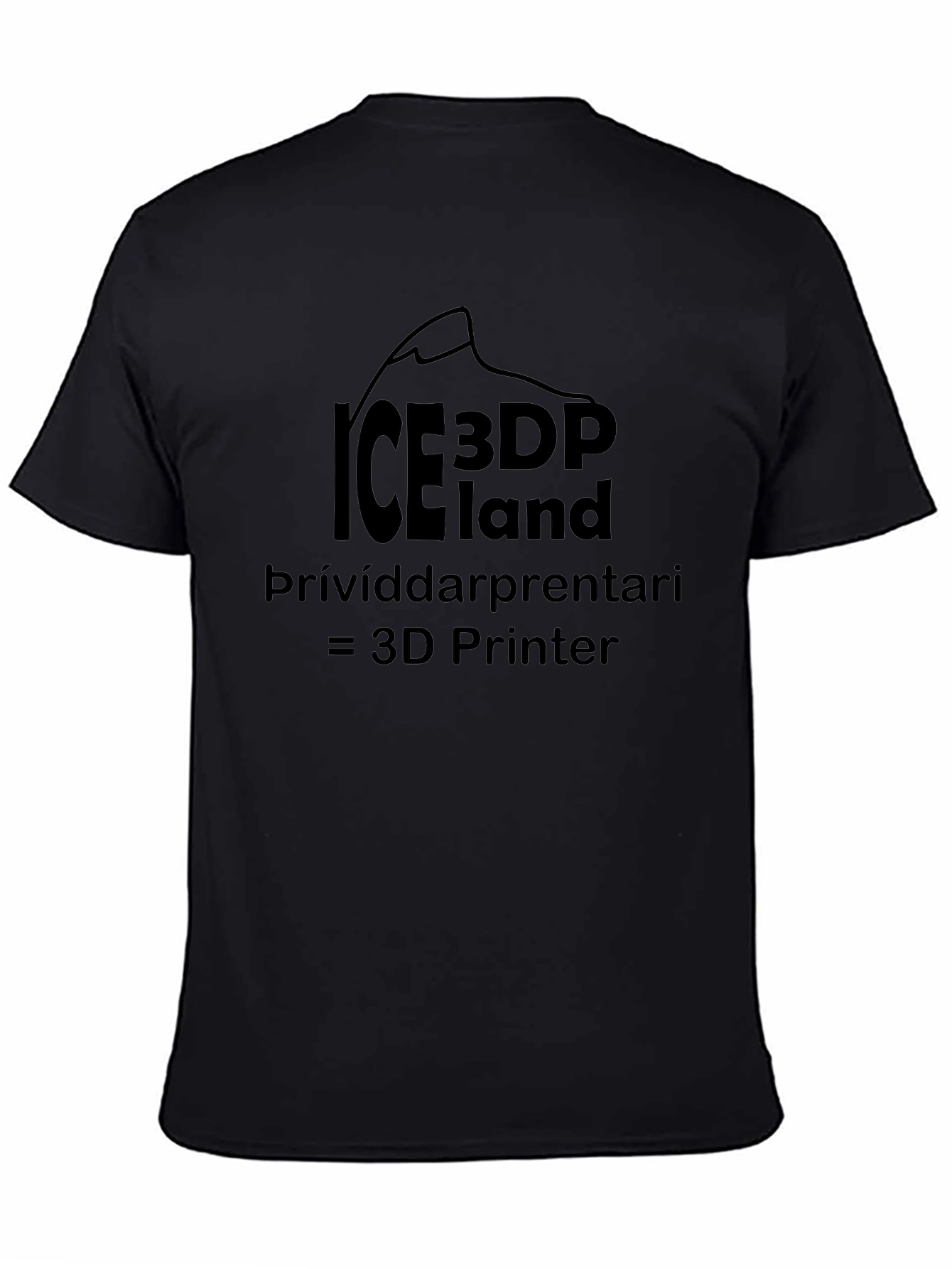 ICE3DP Iceland T-Shirt 3D Printer Tee