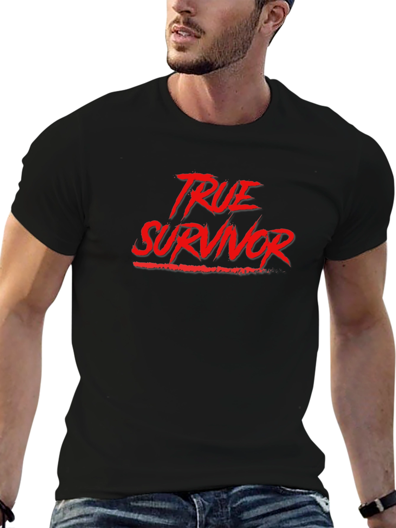 True Survivor Graphic Tee - Black