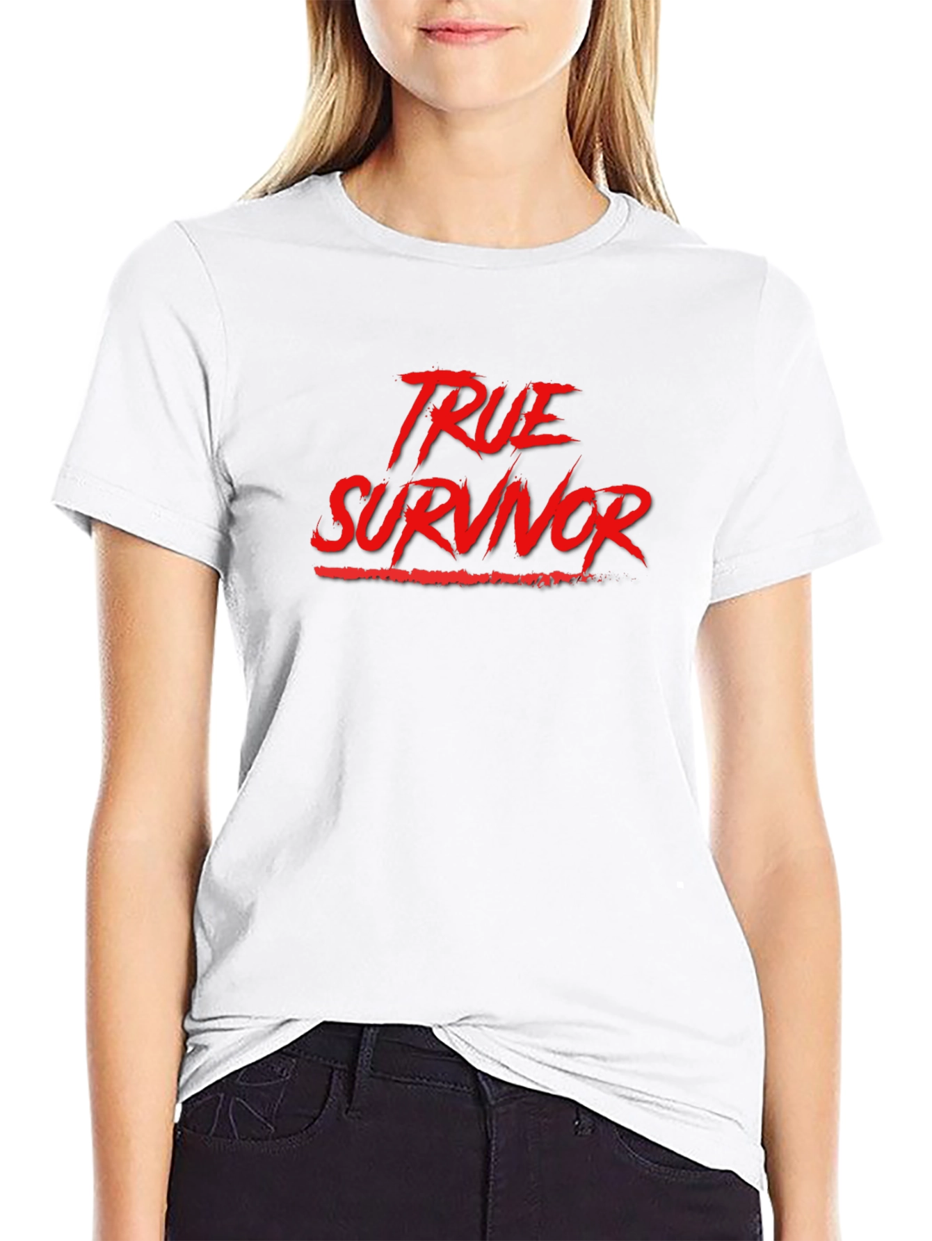 True Survivor Graphic Tee - Black
