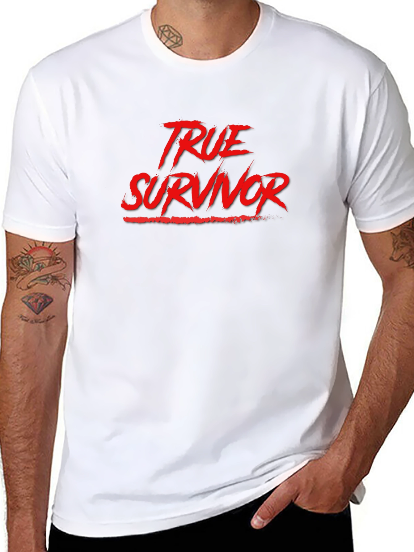 True Survivor Graphic Tee - Black