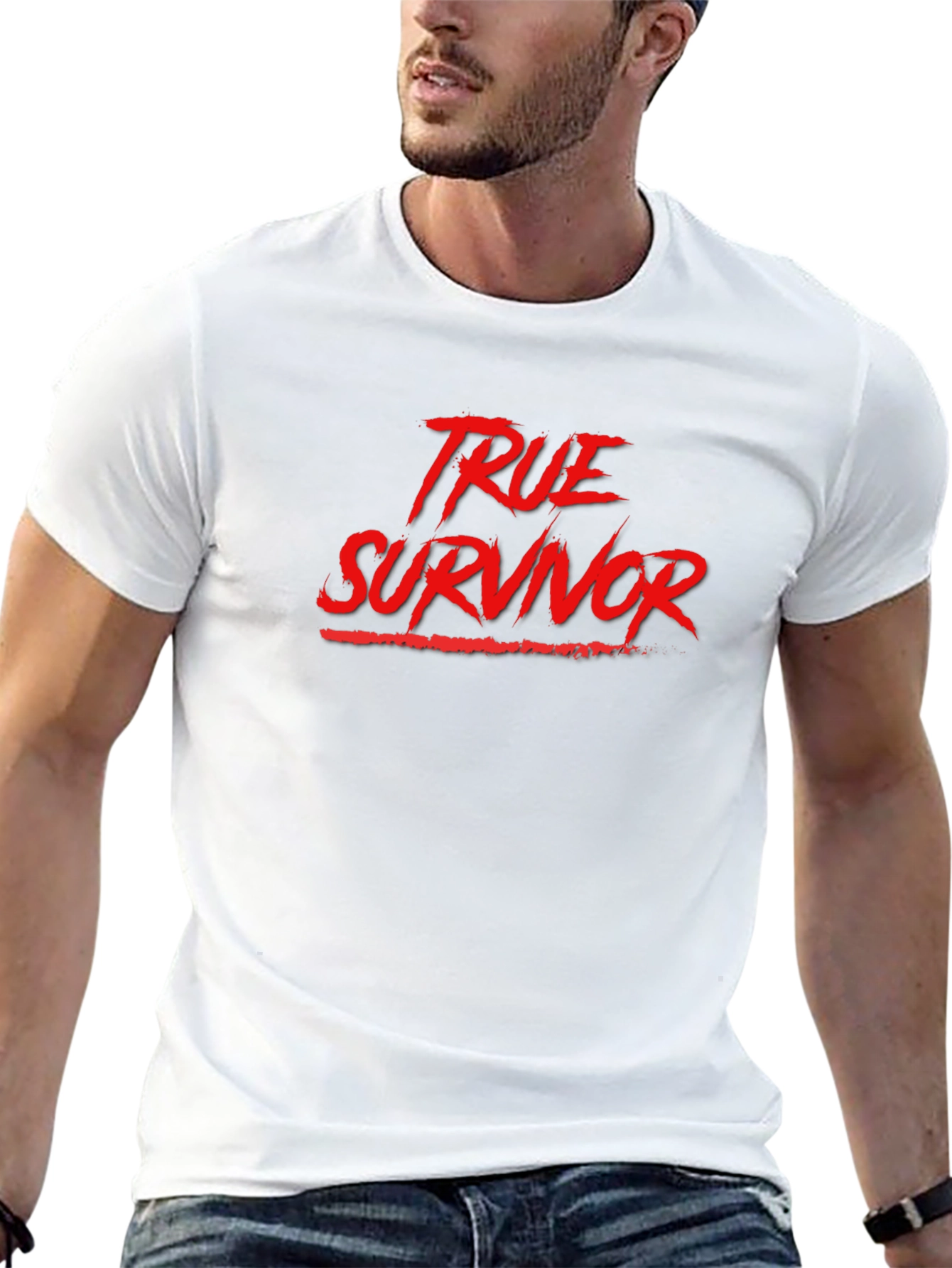 True Survivor Graphic Tee - Black