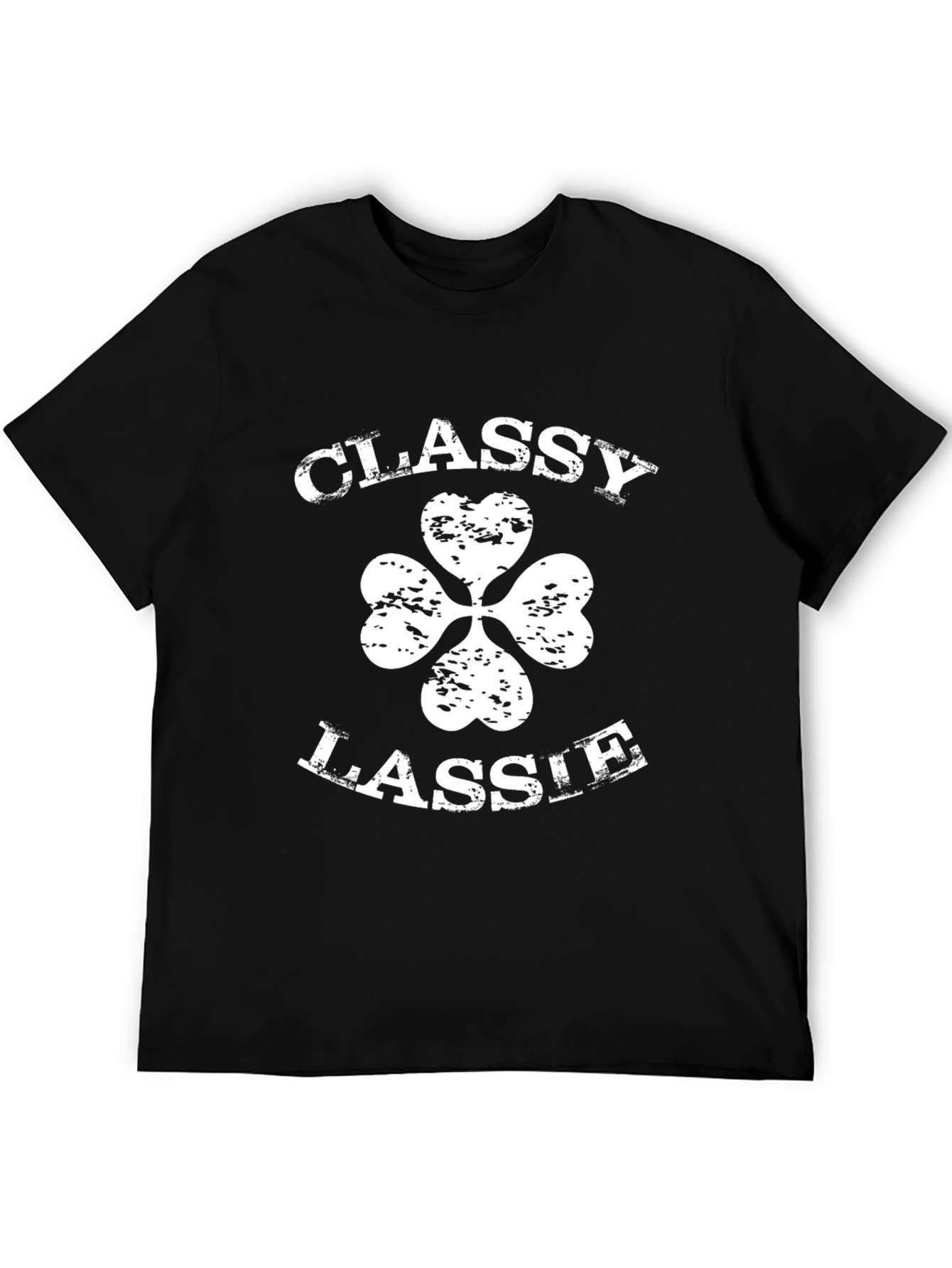 Classy Lassie Shamrock T-Shirt - St. Patricks Day Tee