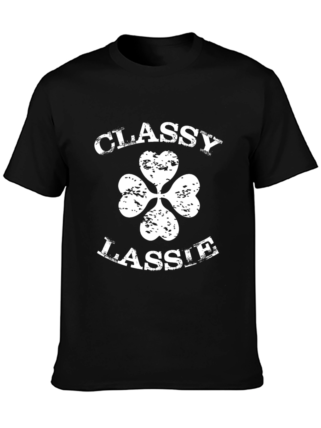 Classy Lassie Shamrock T-Shirt - St. Patricks Day Tee