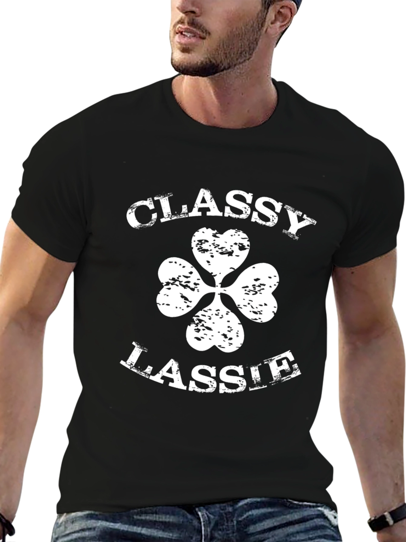 Classy Lassie Shamrock T-Shirt - St. Patricks Day Tee