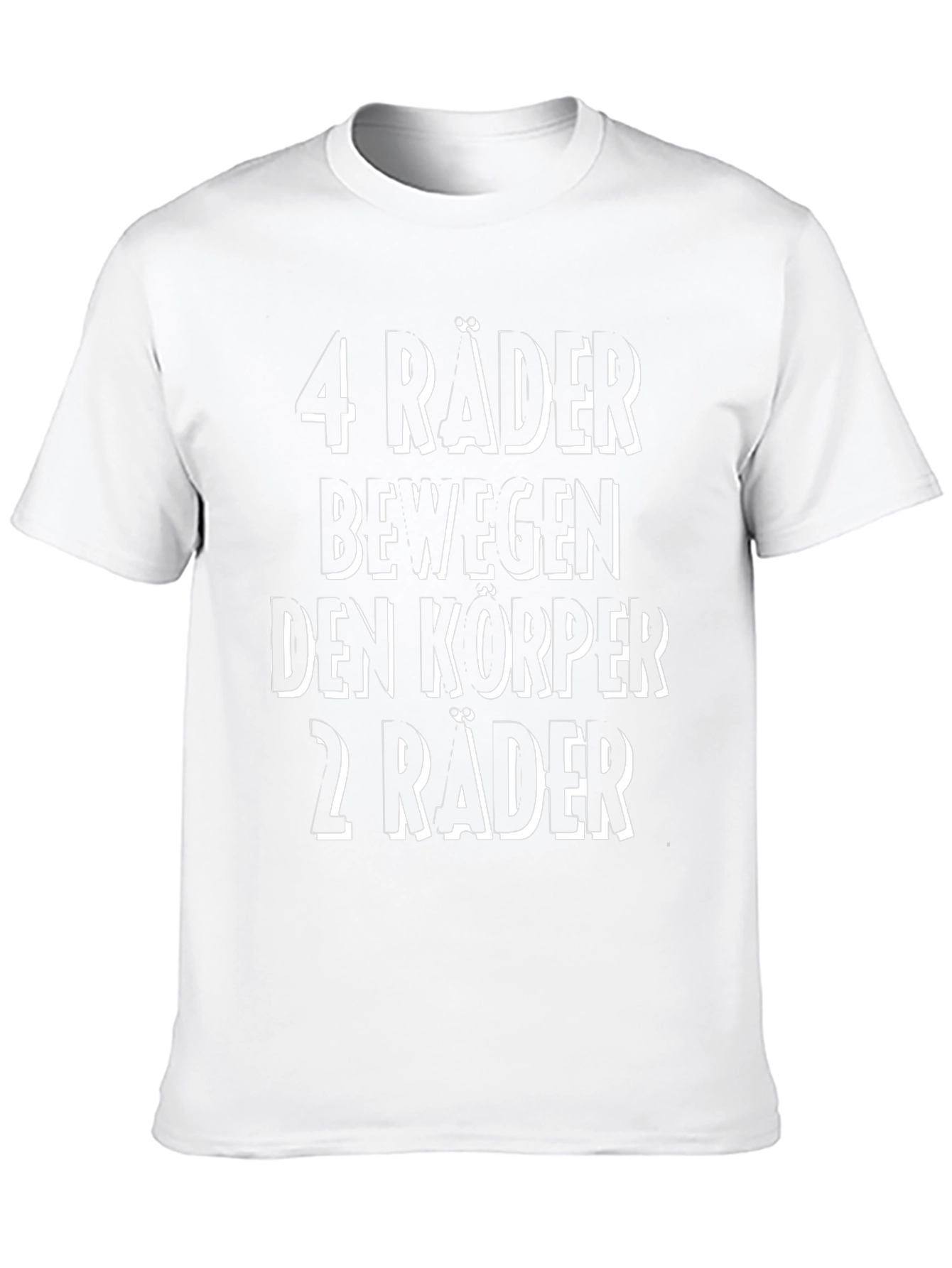 4 Rader Funny Mens Black T-Shirt