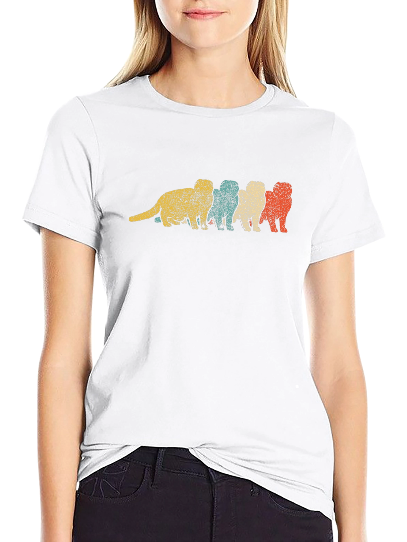 Retro Otter T-Shirt - Black