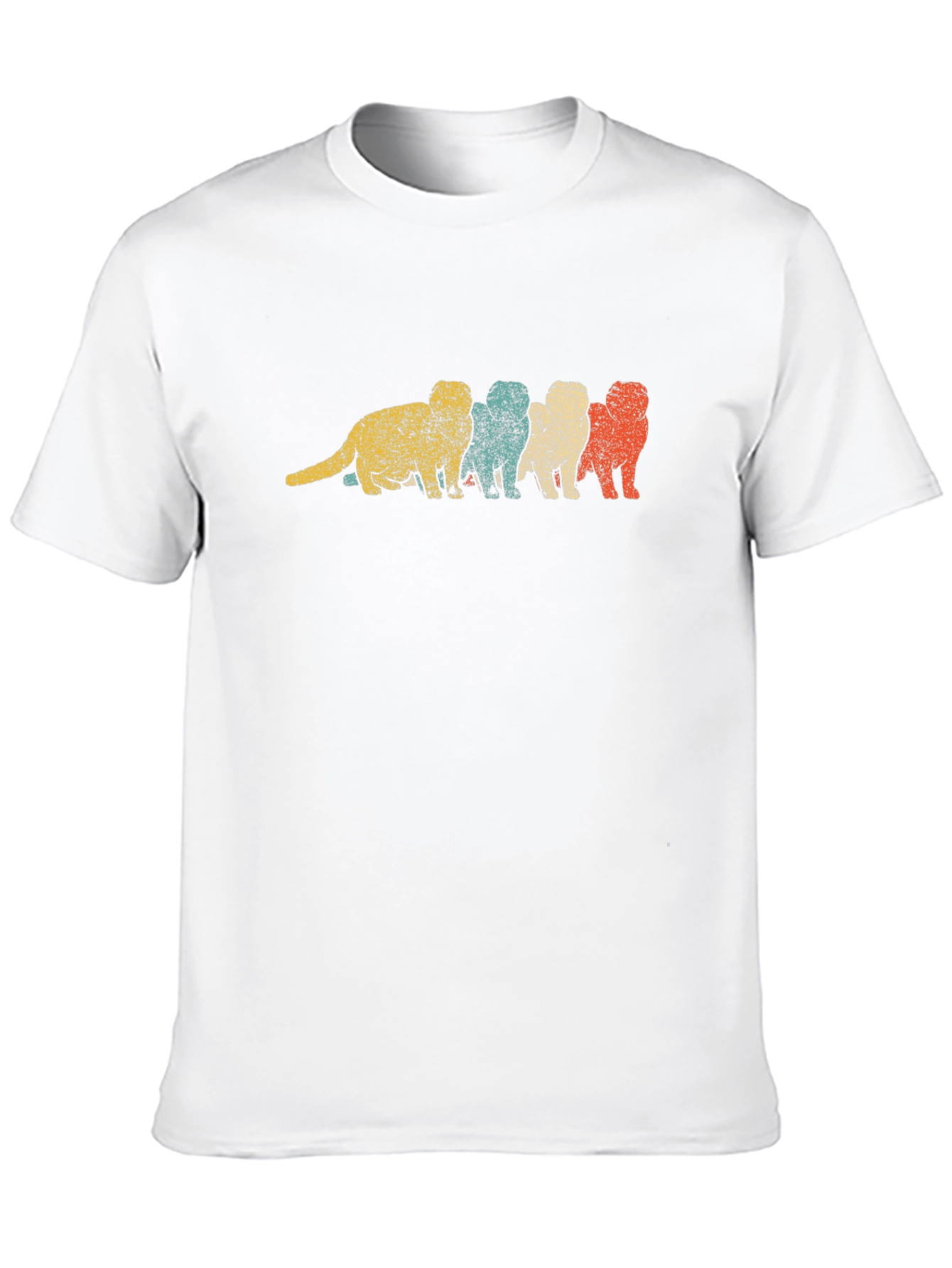Retro Otter T-Shirt - Black