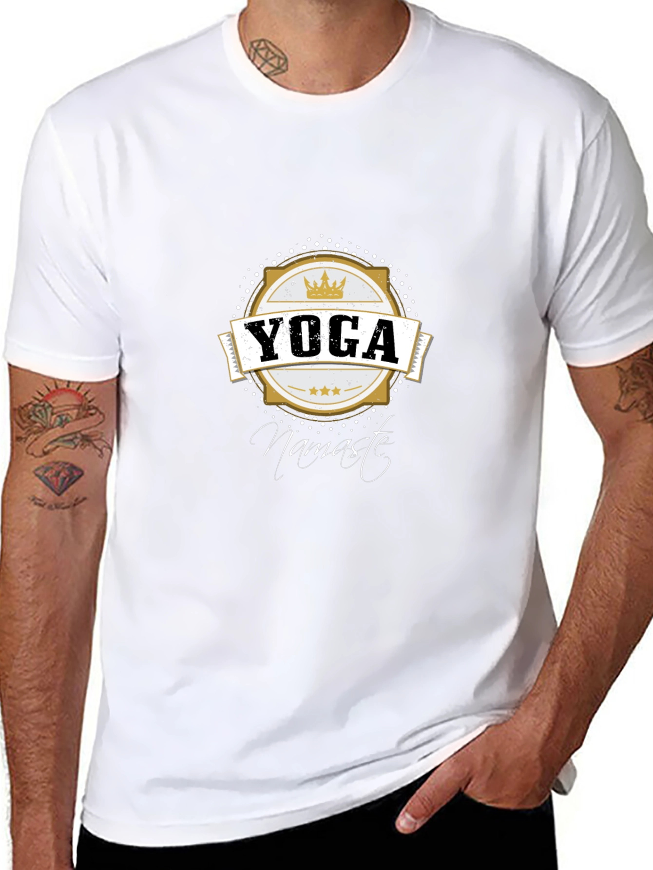 Yoga Namaste Graphic T-Shirt