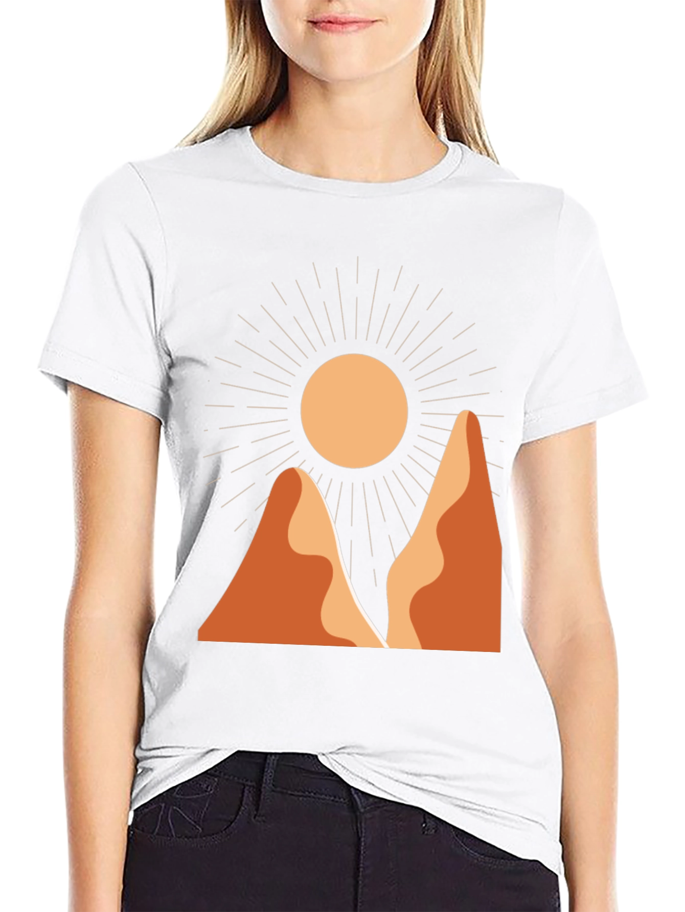 Desert Sun Graphic Tee - Relaxed Fit