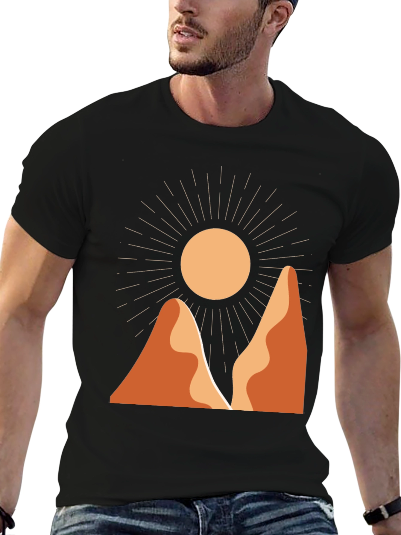 Desert Sun Graphic Tee - Relaxed Fit