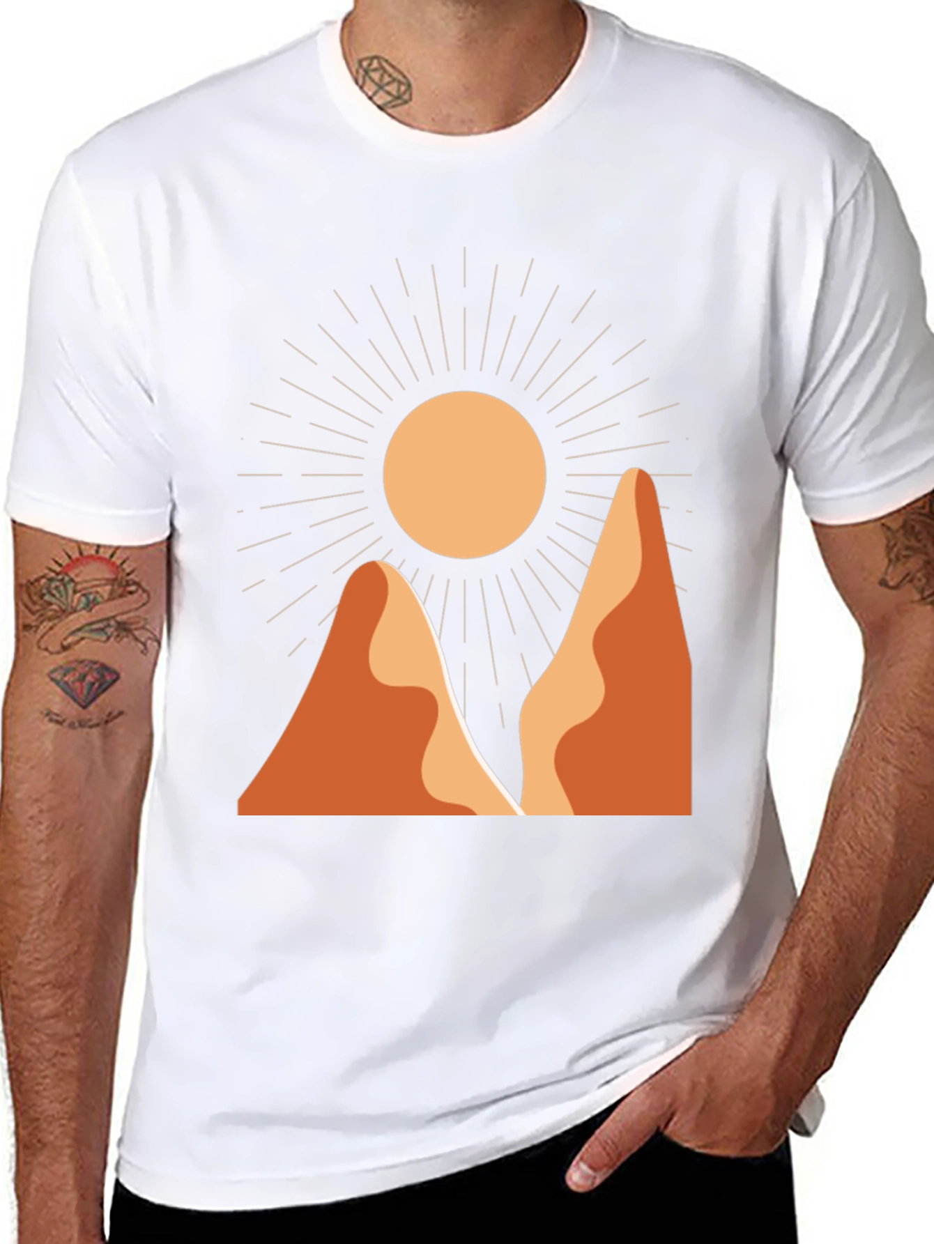 Desert Sun Graphic Tee - Relaxed Fit