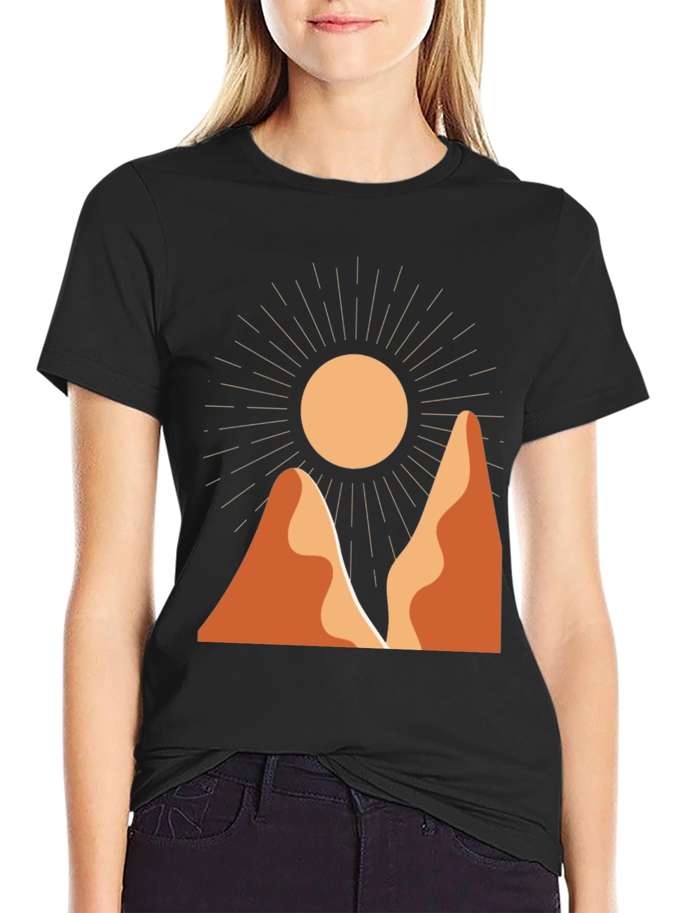 Desert Sun Graphic Tee - Relaxed Fit