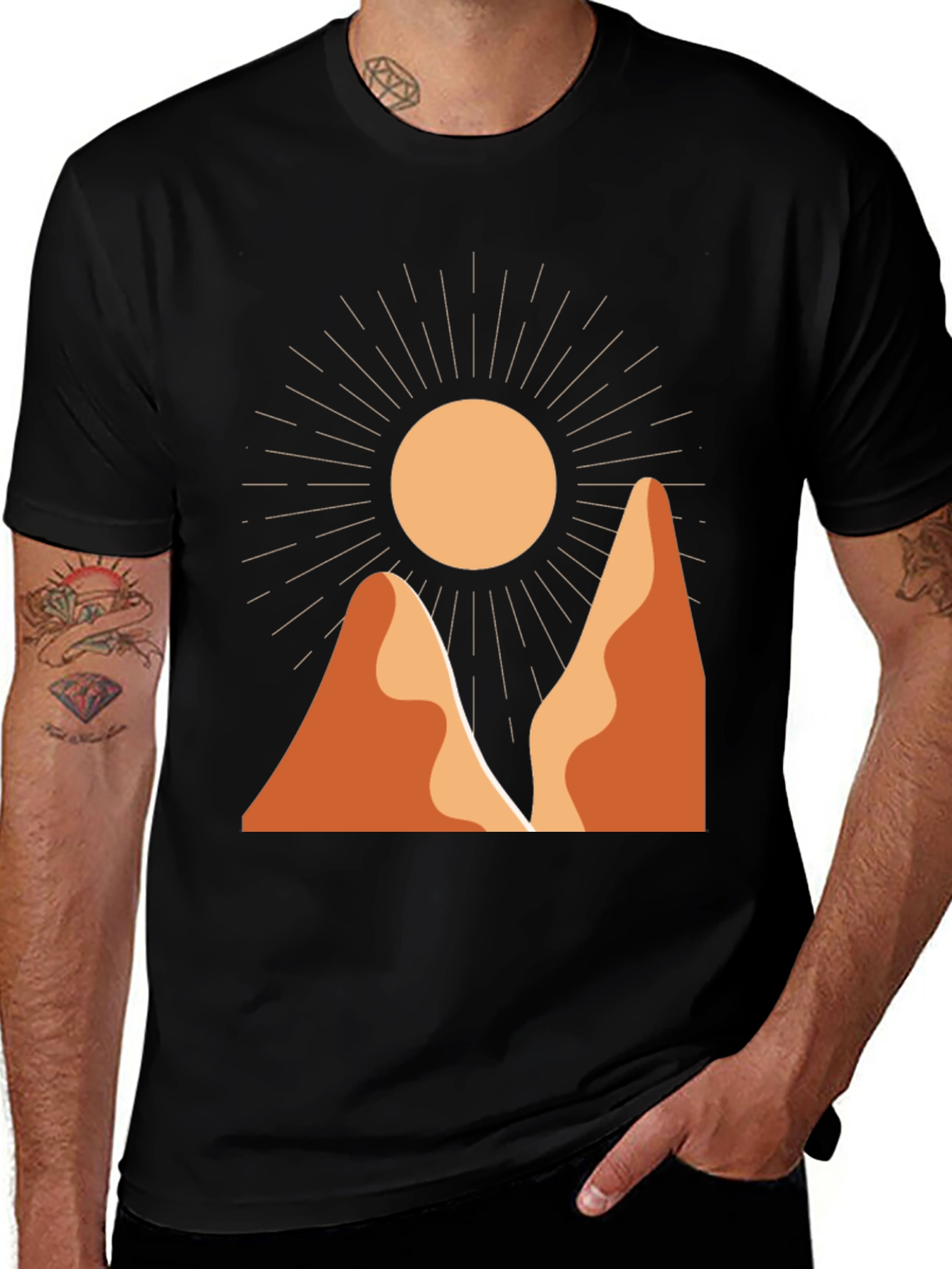 Desert Sun Graphic Tee - Relaxed Fit