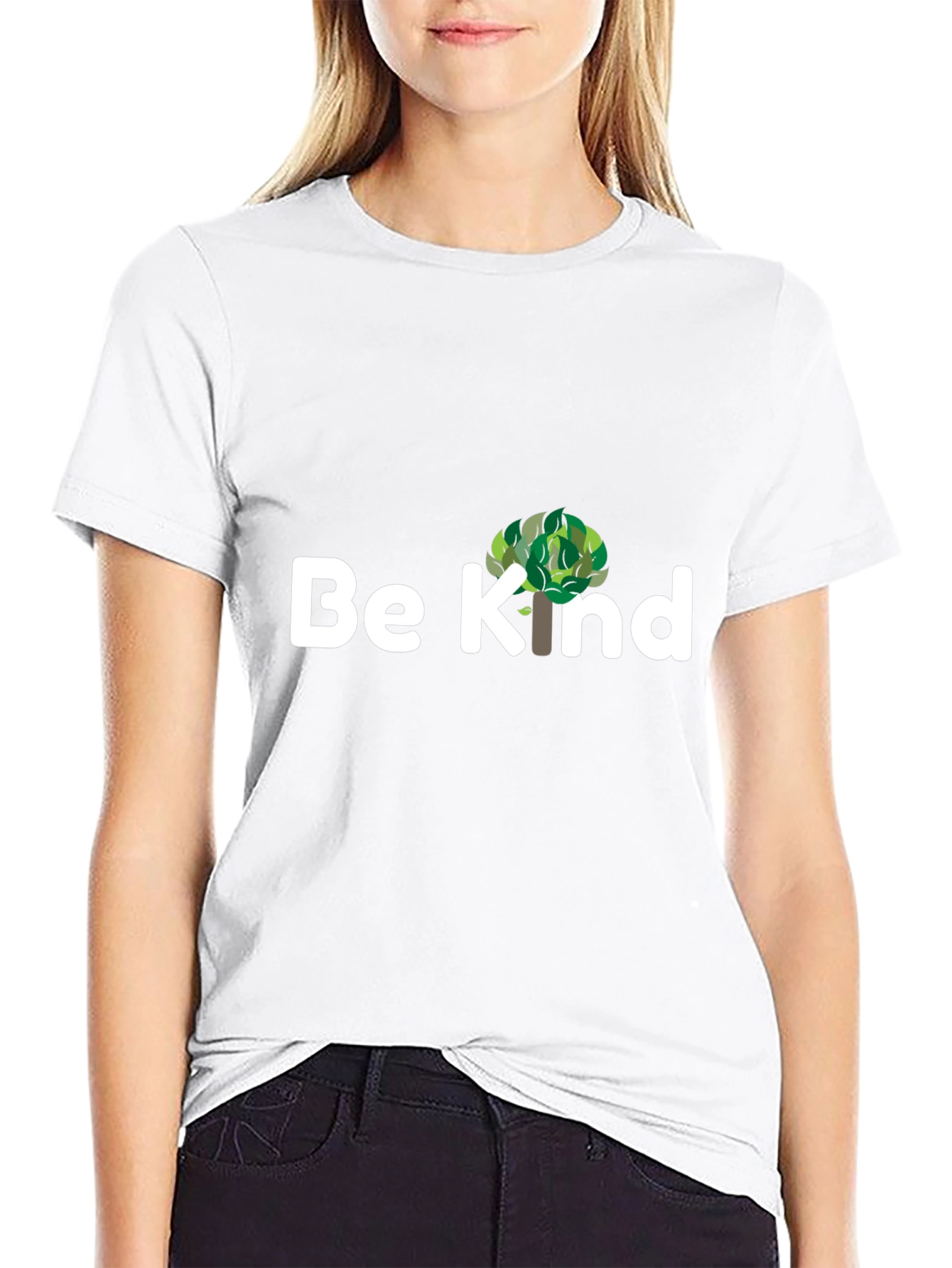 Be Kind Tree Graphic T-Shirt