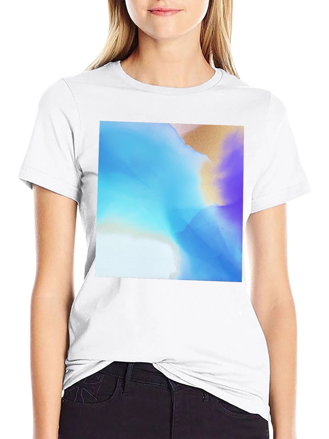 Abstract Art Graphic Tee - Modern Style