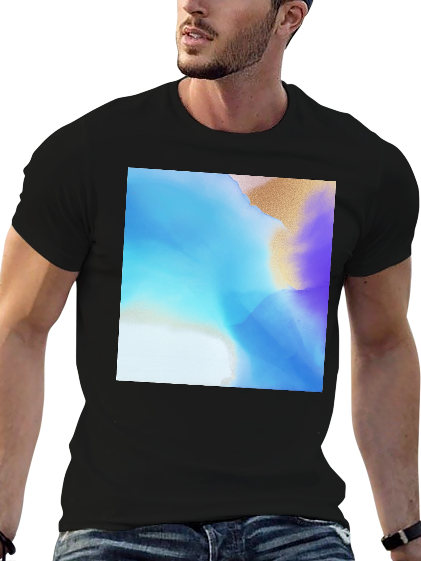 Abstract Art Graphic Tee - Modern Style
