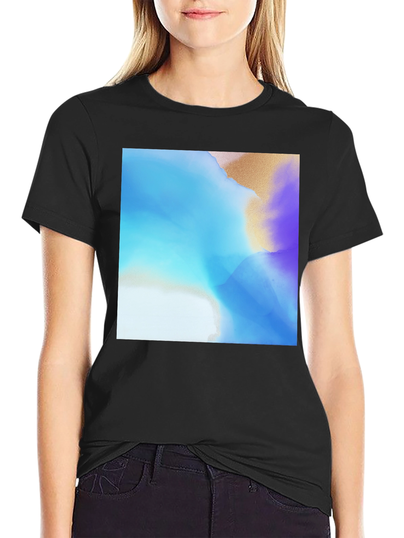 Abstract Art Graphic Tee - Modern Style