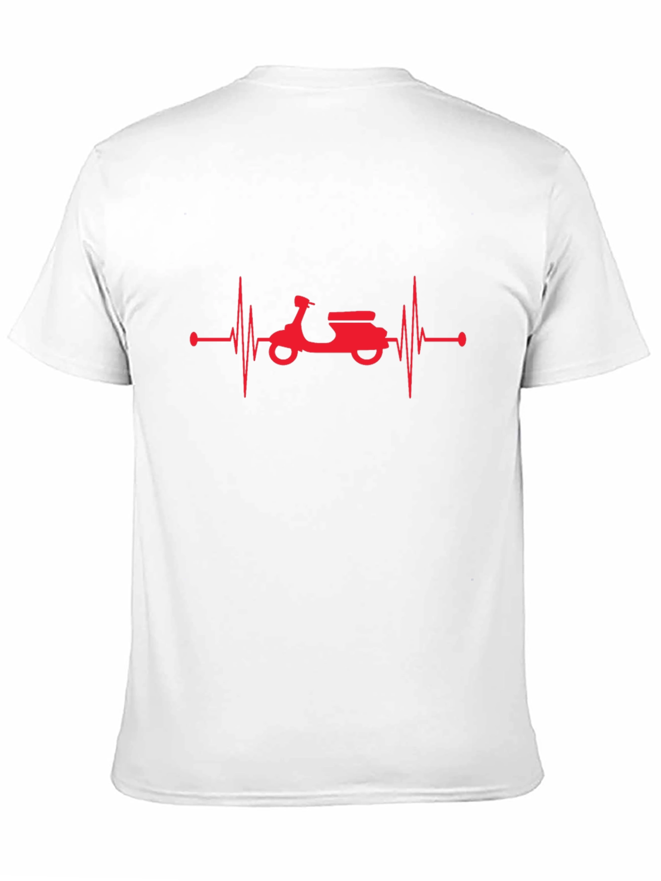Scooter Heartbeat Graphic Tee - Black