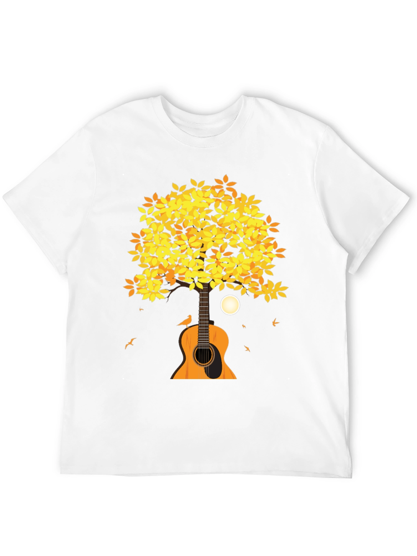 Guitar Tree Graphic Tee - Music Lovers T-Shirt