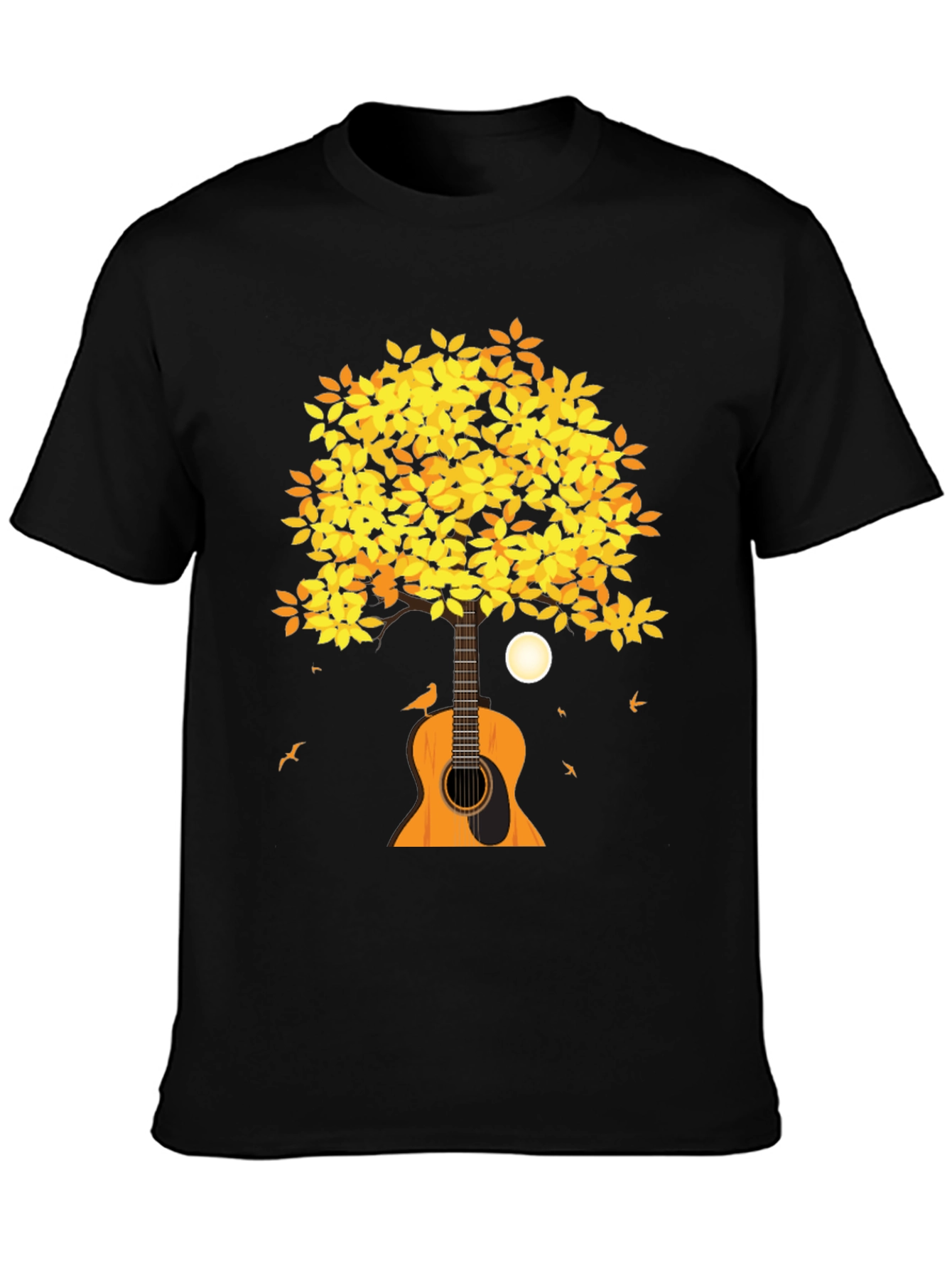 Guitar Tree Graphic Tee - Music Lovers T-Shirt