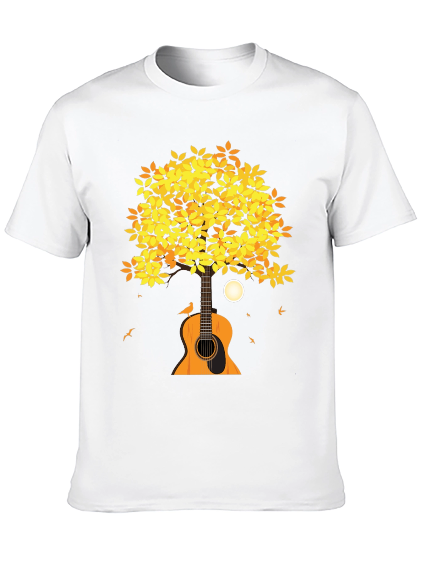 Guitar Tree Graphic Tee - Music Lovers T-Shirt