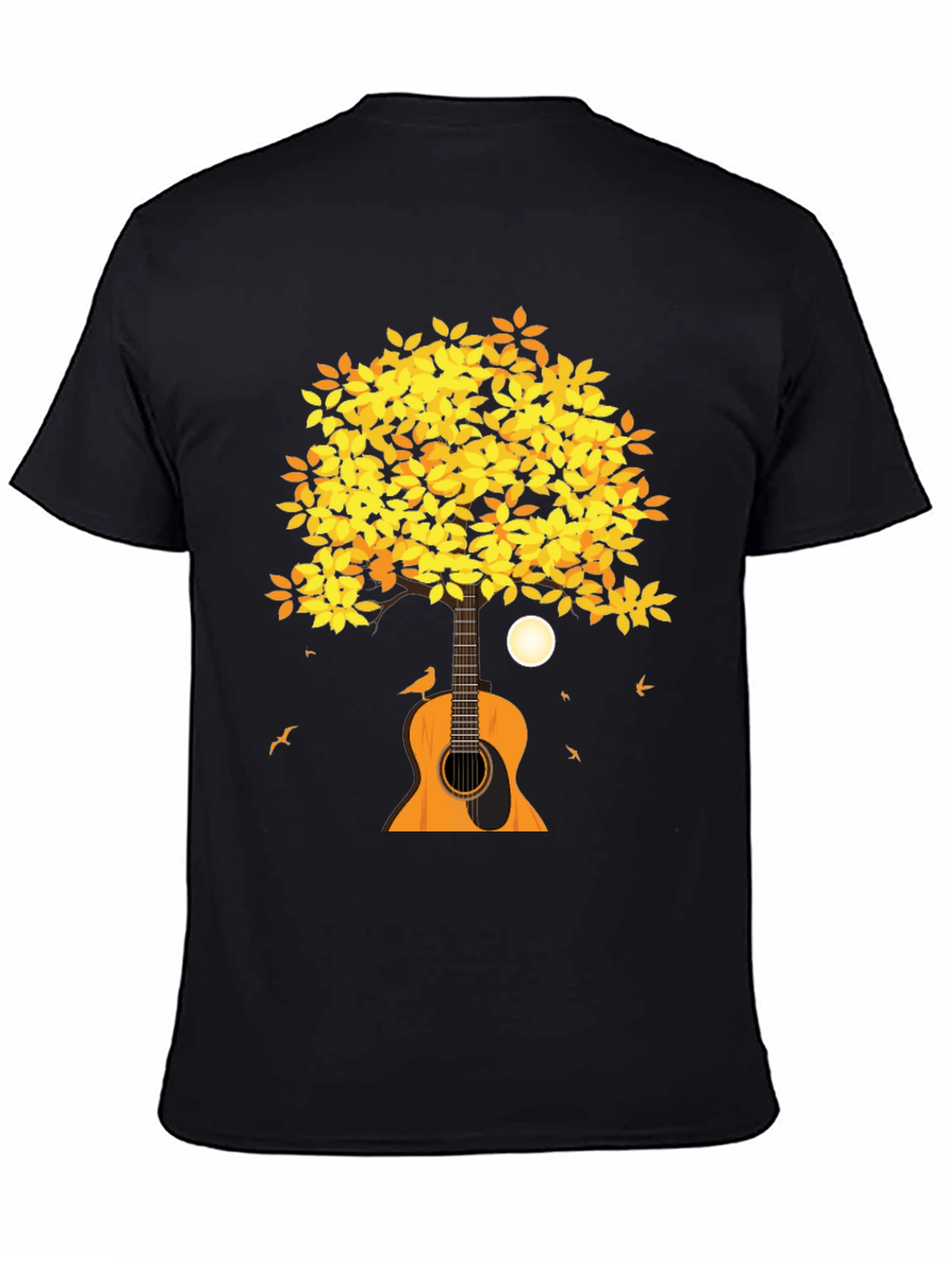 Guitar Tree Graphic Tee - Music Lovers T-Shirt