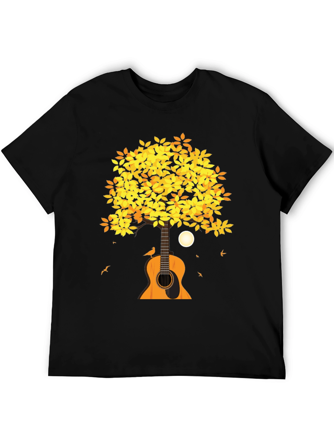 Guitar Tree Graphic Tee - Music Lovers T-Shirt