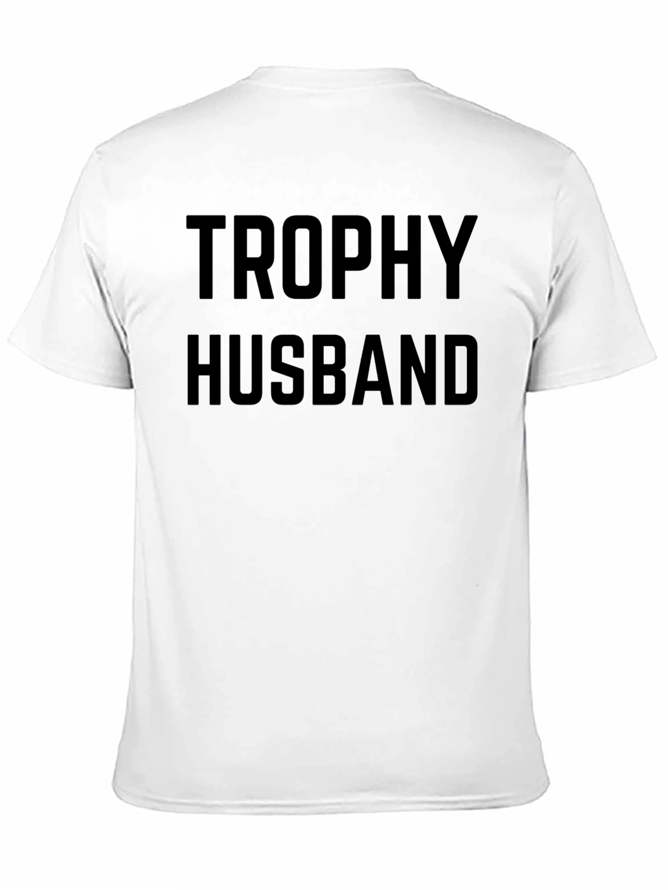 Trophy Husband Black Crew Neck T-Shirt