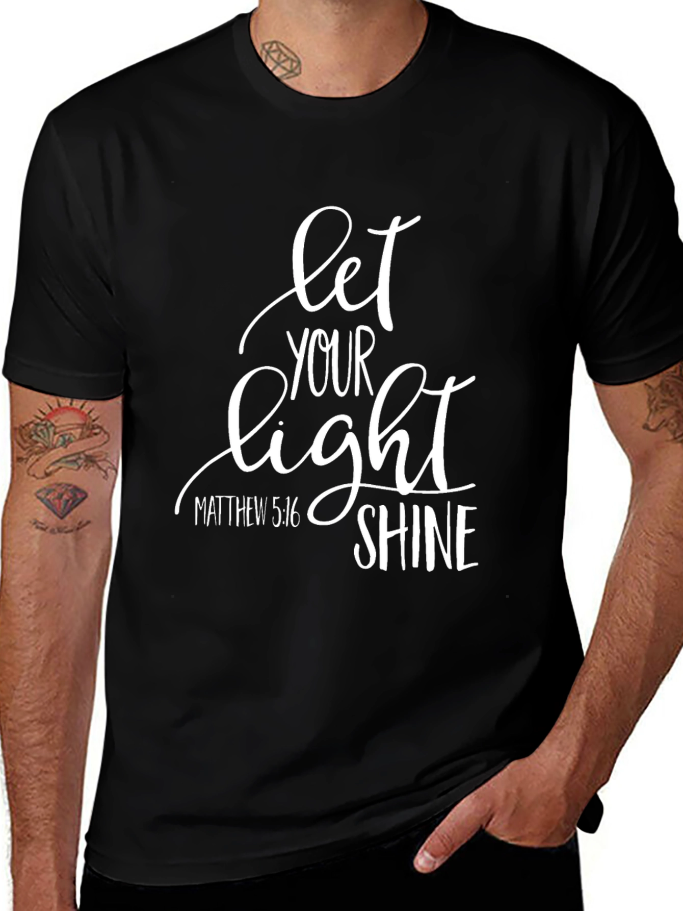 Let Your Light Shine Christian T-Shirt