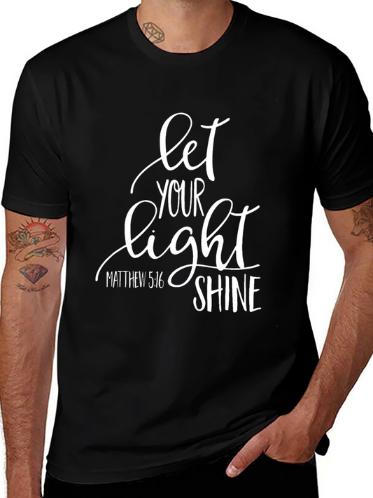 Let Your Light Shine Christian T-Shirt