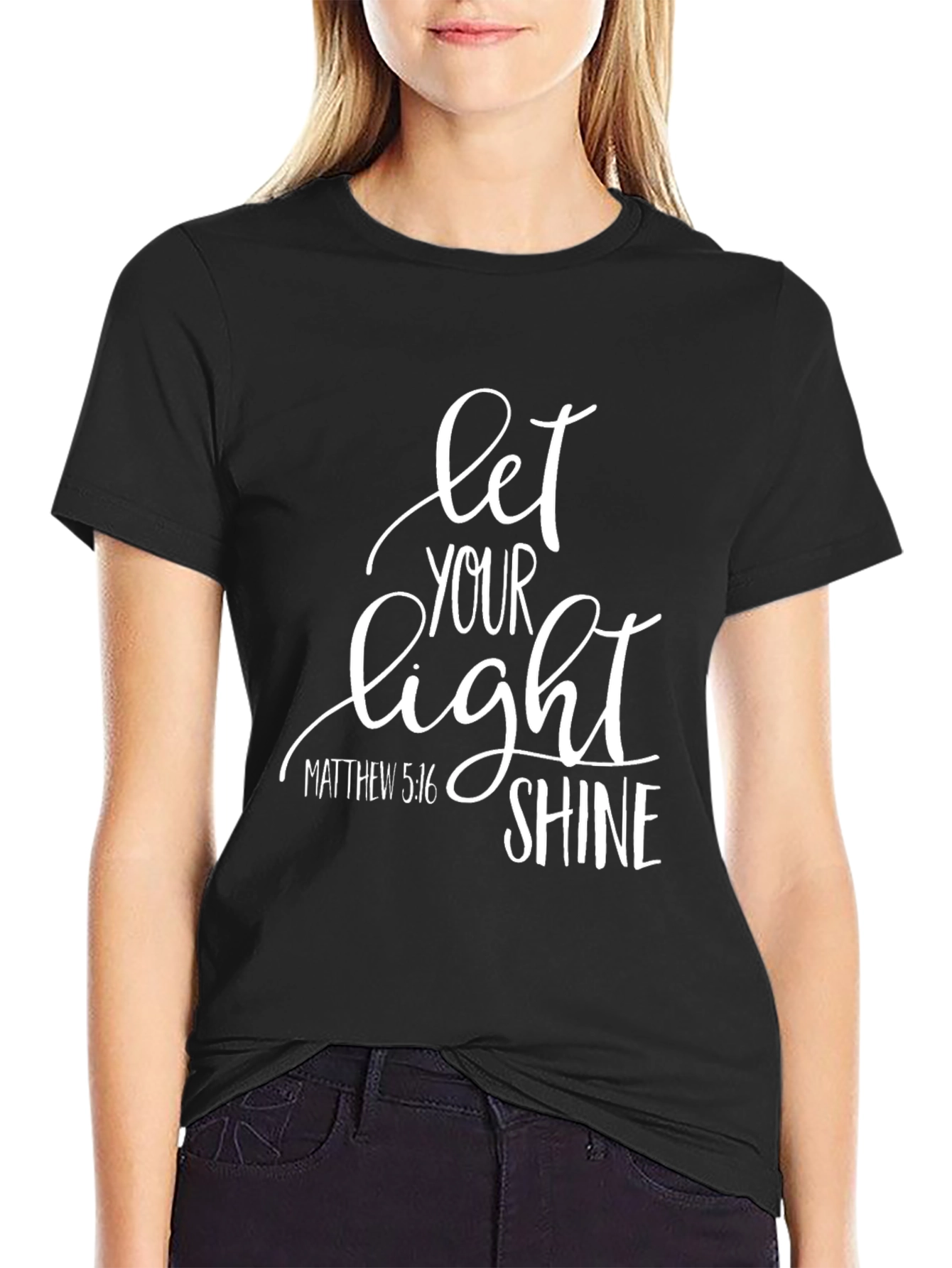 Let Your Light Shine Christian T-Shirt