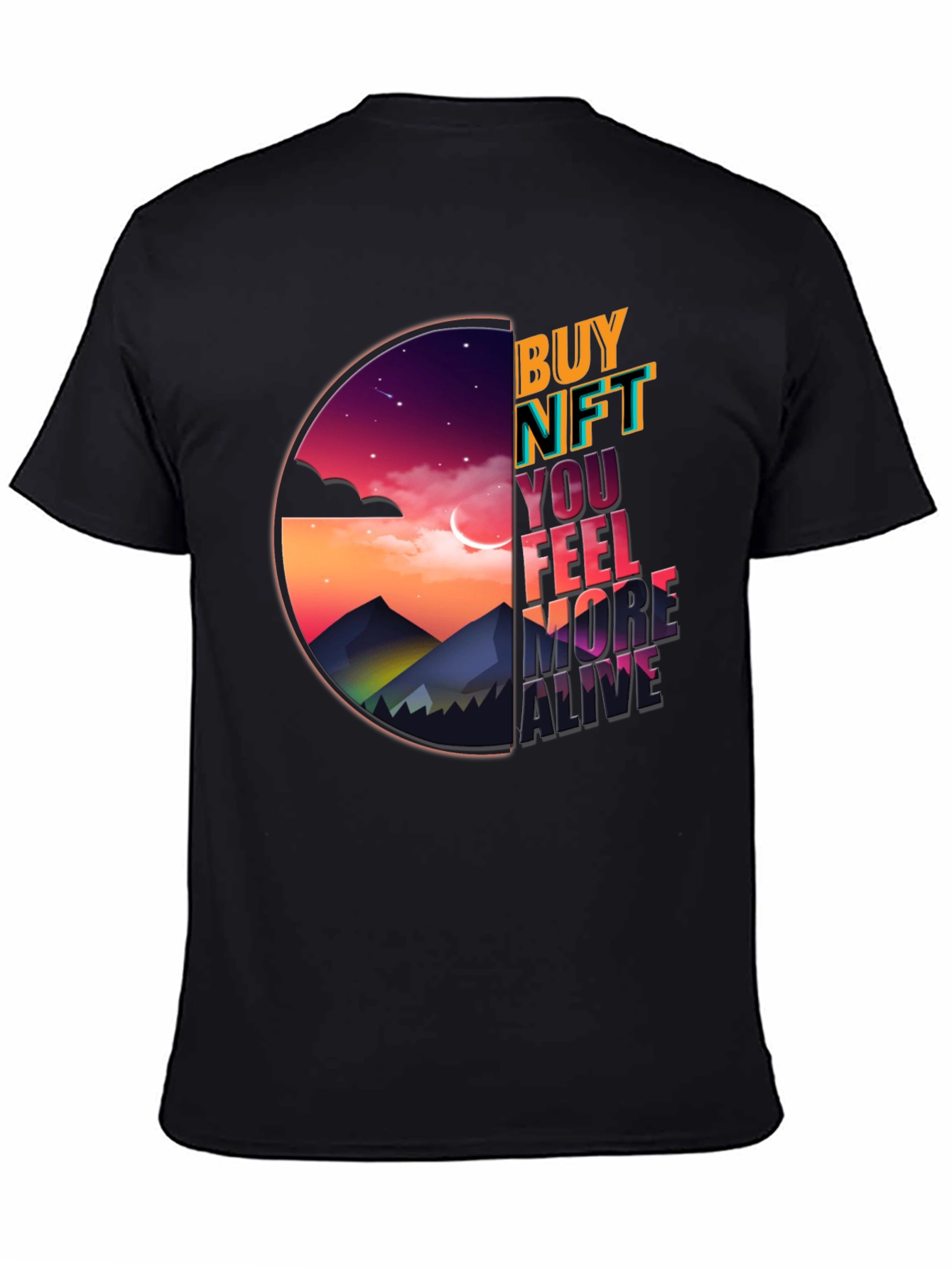 Buy NFT Feel More Alive Graphic Tee