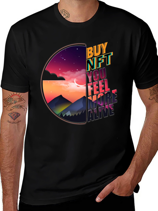 Buy NFT Feel More Alive Graphic Tee