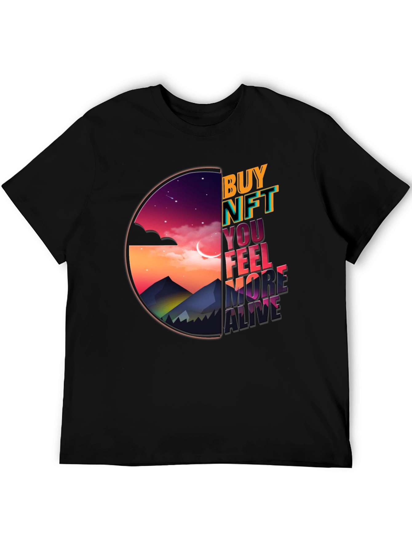 Buy NFT Feel More Alive Graphic Tee